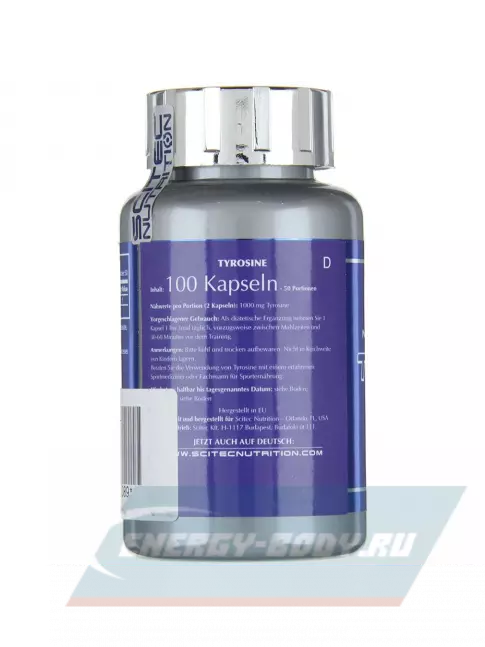 Аминокислотны Scitec Nutrition Tyrosine 100 капсул