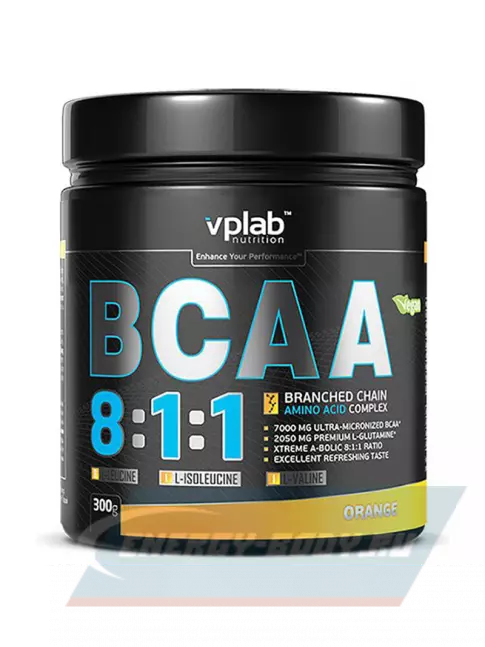 ВСАА VP Laboratory BCAA 8:1:1 300 гр, Апельсин
