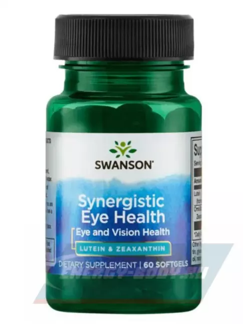  Swanson Synergistic Eye Health - Lutein & Zeaxanthin 60 капсул
