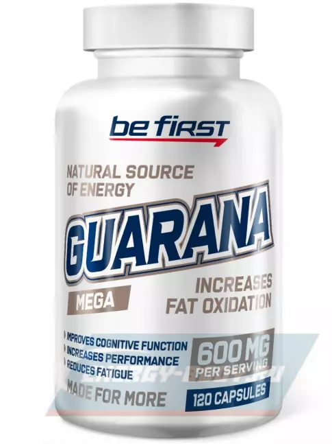 Энергетик Be First Guarana Mega 120 капсул