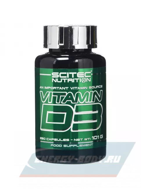  Scitec Nutrition Vitamin D3 250 капсул