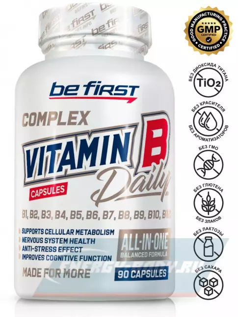  Be First VITAMIN B-COMPLEX DAILY 90 капсул