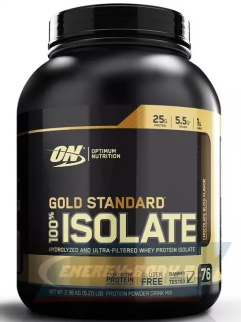  Optimum Nutrition 100% Isolate Gold Standard 2360 г, Пирожное с помадкой