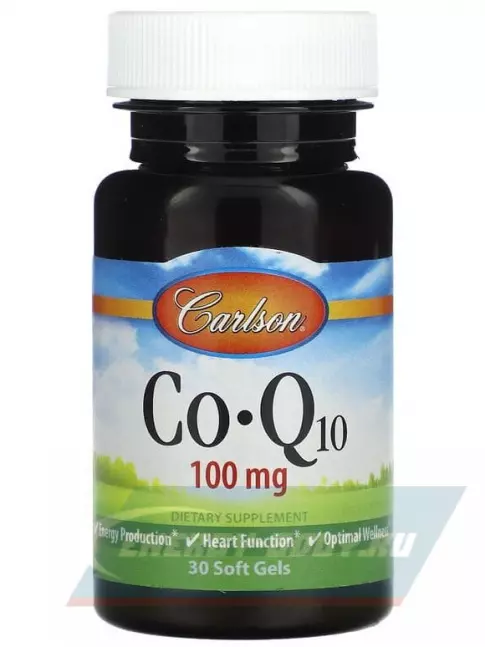  Carlson Labs Co-Q10 100mg 30 капсул