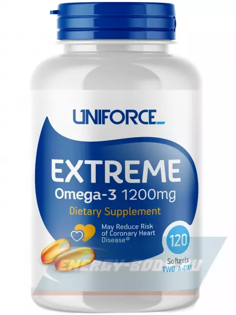 Omega 3 Uniforce Extreme Omega-3 1200 mg 120 капсул