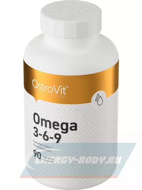 Omega 3 OstroVit OMEGA 3-6-9 90 гелевых капсул