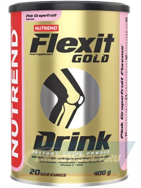 Суставы, связки NUTREND Flexit Gold Drink 400 г, Розовый грейпфрут