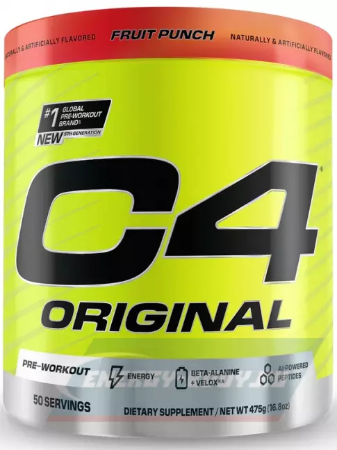 Предтерник Cellucor C4 Pre-Workout 475 г, Фруктовый пунш