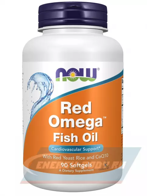 Omega 3 NOW FOODS Red Omega 90 гелевых капсул