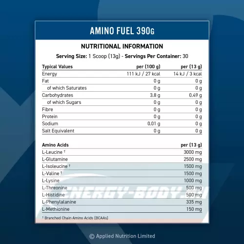 Аминокислотны Applied Nutrition Amino Fuel EAA Фруктовый взрыв, 390 г