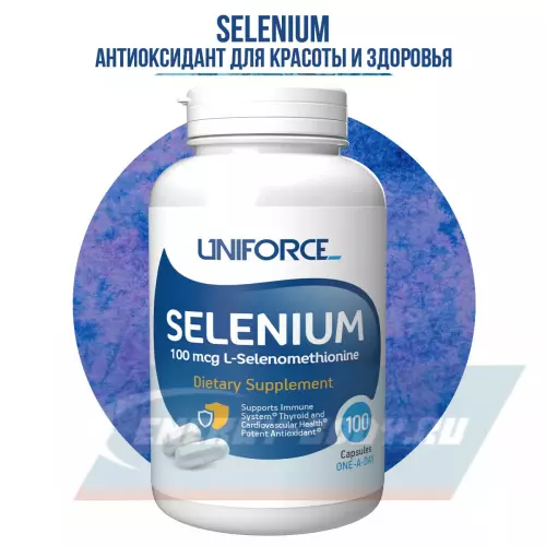 Минералы Uniforce Selenium 100 mcg 100 капсул