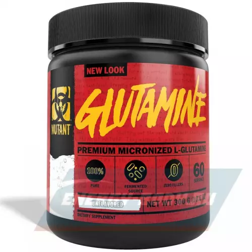 Глютамин Mutant GLUTAMINE нейтральный, 300 г