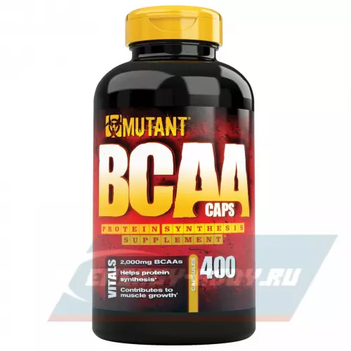 ВСАА Mutant Mutant BCAA Capsules 2:1:1 400 капсул