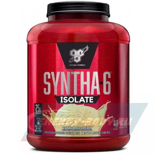  BSN SYNTHA-6 ISOLATE Ванильно-молочный коктейль, 1820 г / 4.02 LB