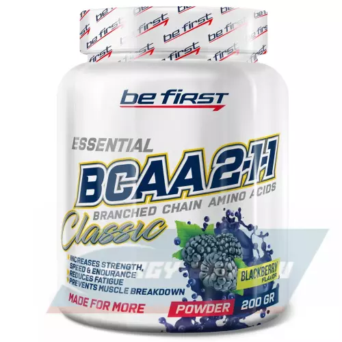 ВСАА Be First BCAA Classic Powder 2:1:1 Ежевика, 200 г