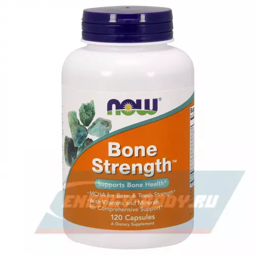  NOW FOODS Bone Strength - Крепкие Кости Нейтральный, 120 капсул