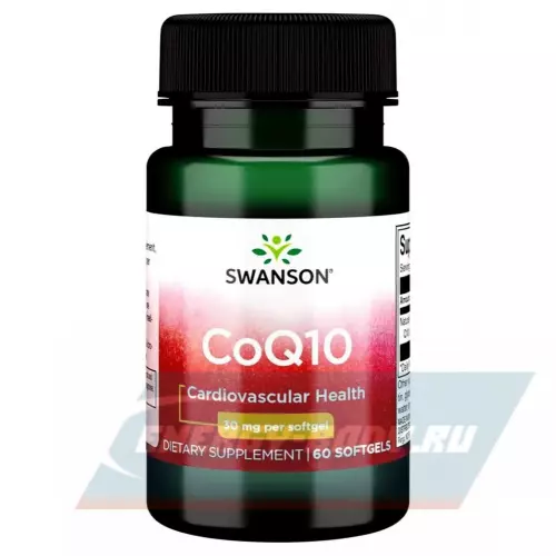  Swanson COQ10 30 mg 60 капсул