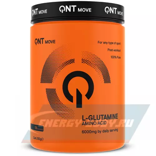 Глютамин QNT L-Glutamine 6000 Нейтральный, 350 г