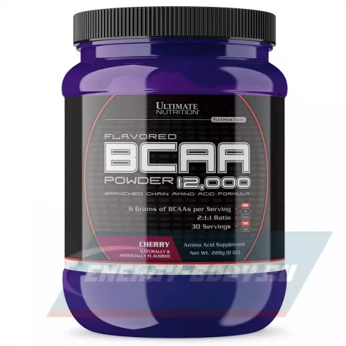 ВСАА Ultimate Nutrition Flavored BCAA 12000 Powder 2:1:1 Вишня, 228 г