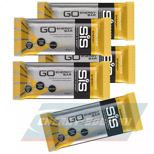 Батончик энергетический SCIENCE IN SPORT (SiS) GO Energy Mini Bar Банан, 40 г x 5 батончиков