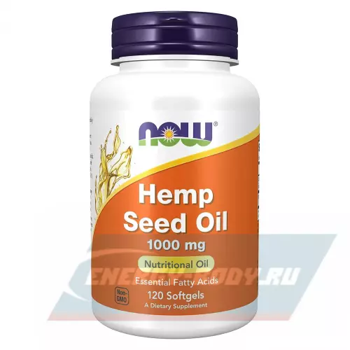 Omega 3 NOW FOODS Hemp Seed Oil 1000 mg 120 гелевых капсул