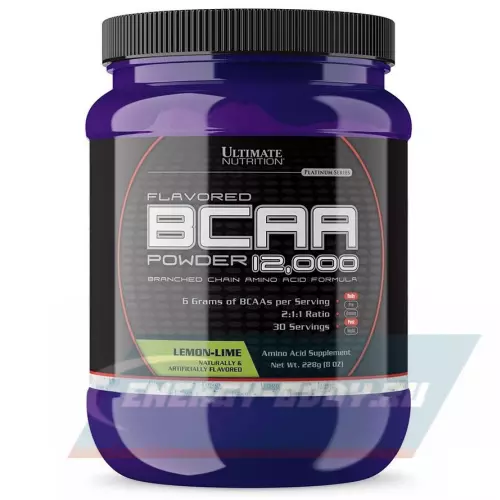 ВСАА Ultimate Nutrition BCAA 12000 Powder Лимон - Лайм, 228 г