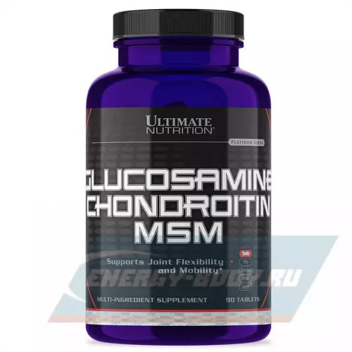 Суставы, связки Ultimate Nutrition ULT Glucosamine & Chondroitin & MSM 90 таблеток