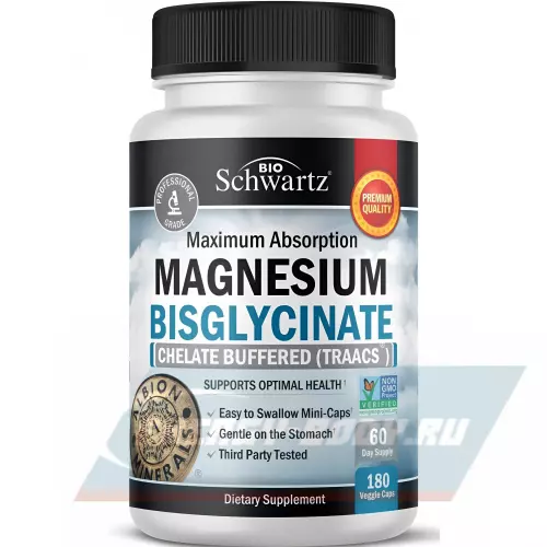  BioSchwartz Magnesium Bisglycinate 180 капсул