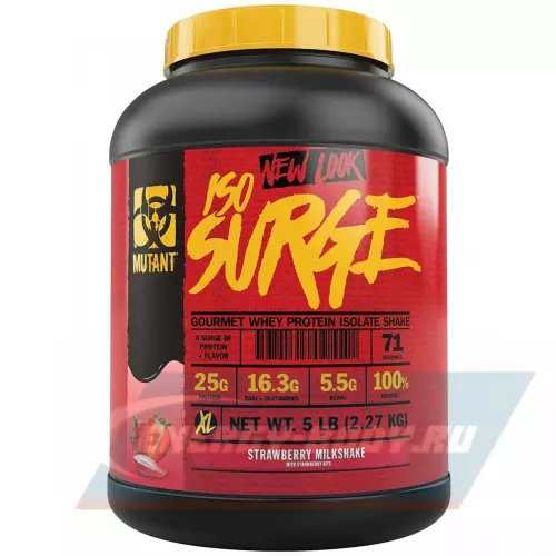  Mutant Mutant Iso Surge Молочный коктейль с клубникой, 2270 г