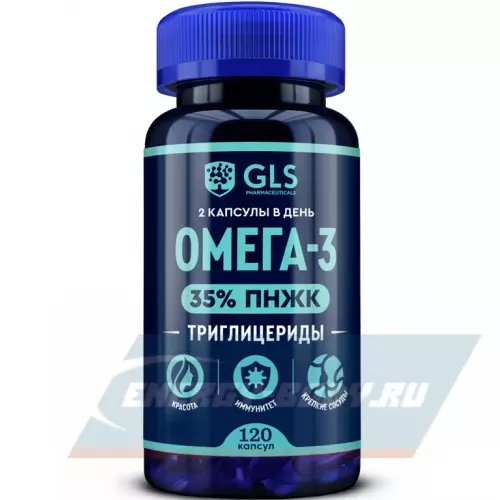 Omega 3 GLS pharmaceuticals Омега-3 Триглицеридная 35% (omega-3) 120 капсул