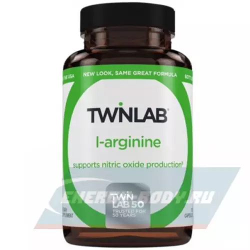  Twinlab L-Arginine 500 mg 100 капсул