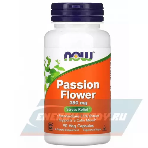  NOW FOODS Passion Flower 350 mg 90 веганских капсул