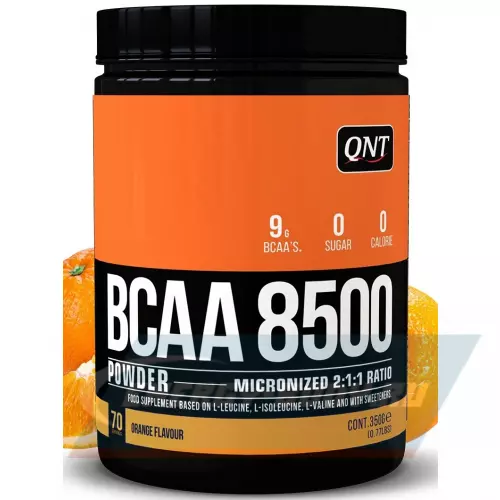 ВСАА QNT BCAA 8500 Powder 2:1:1 Апельсин, 350 г