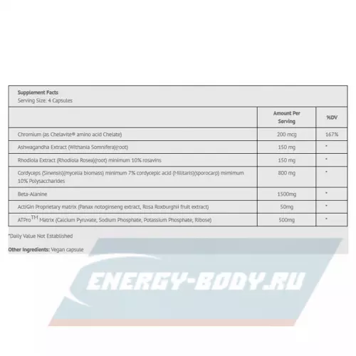  First Endurance EFS OPTYGENHP 120 капсул