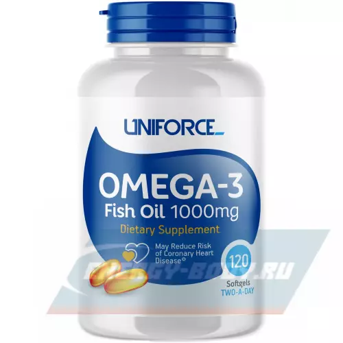 Omega 3 Uniforce Omega-3 1000 mg 120 капсул