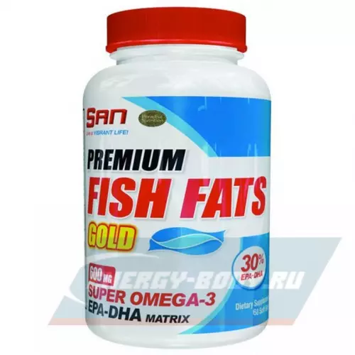 Omega 3 SAN Premium Fish Fats Gold 60 капсул