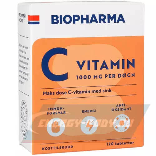  BIOPHARMA VITAMIN C 120 табл