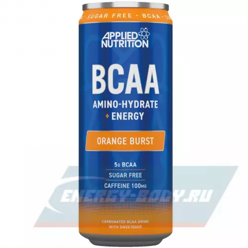 ВСАА Applied Nutrition BCAA - Functional Drink CANS Апельсиновый Взрыв, 330 мл