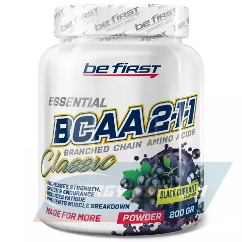 ВСАА Be First BCAA Classic Powder 2:1:1 Черная смородина, 200 г