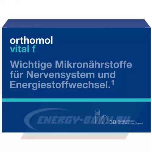  Orthomol Orthomol Vital f liquid (жидкость+капсулы) Нейтральный, курс 30 дней