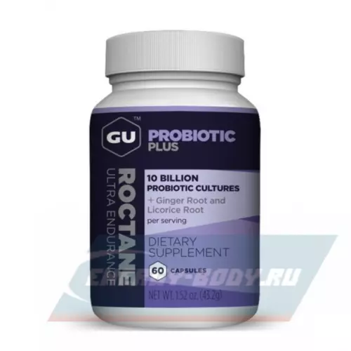  GU ENERGY Probiotic Plus 60 капсул