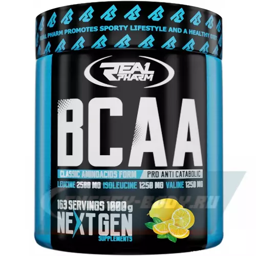 ВСАА Real Pharm BCAA Instant Лимон, 1000 г