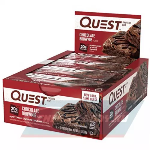 Батончик протеиновый Quest Nutrition Quest Bar 60 г, Шоколадный Брауни