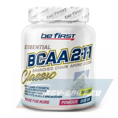 ВСАА Be First BCAA Classic Powder 2:1:1 Натуральный, 200 г