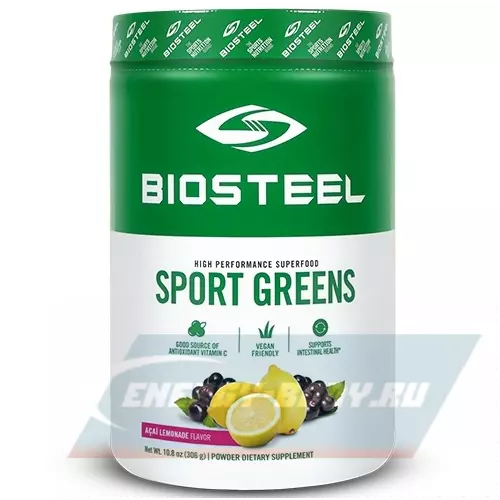 Предтерник BioSteel Sport Greens formula Лимонад, 306 г