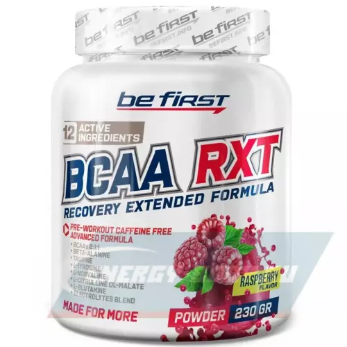 ВСАА Be First BCAA RXT powder Малина, 230 г