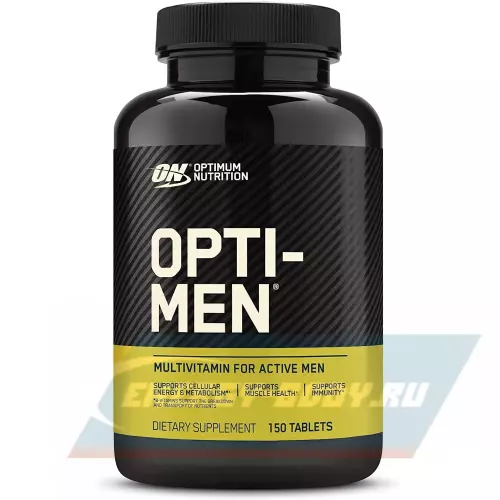  OPTIMUM NUTRITION OPTI-MEN Нейтральный, 150 таблеток