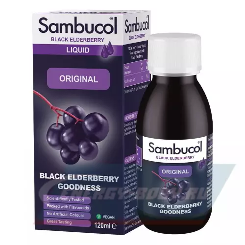  Sambucol Black Elderberry Original Liquid 120 мл