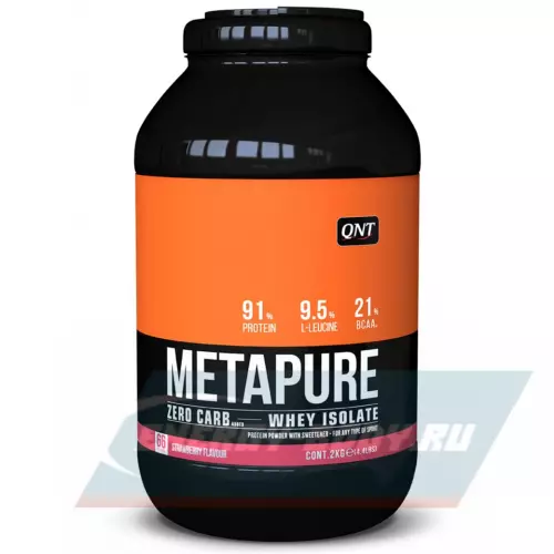  QNT METAPURE ZERO CARB Клубника, 2000 г