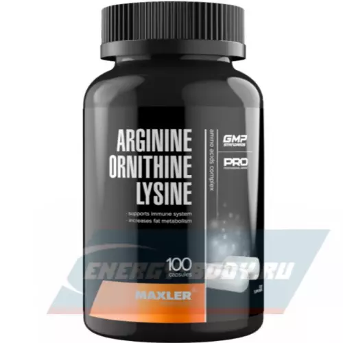  MAXLER Arginine Ornithine Lysine Нейтральный, 100 капсул